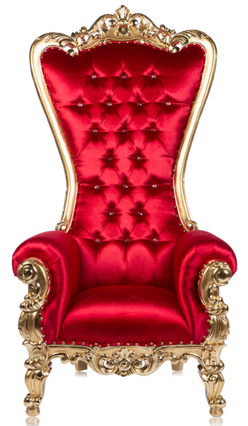 Red best sale king chair