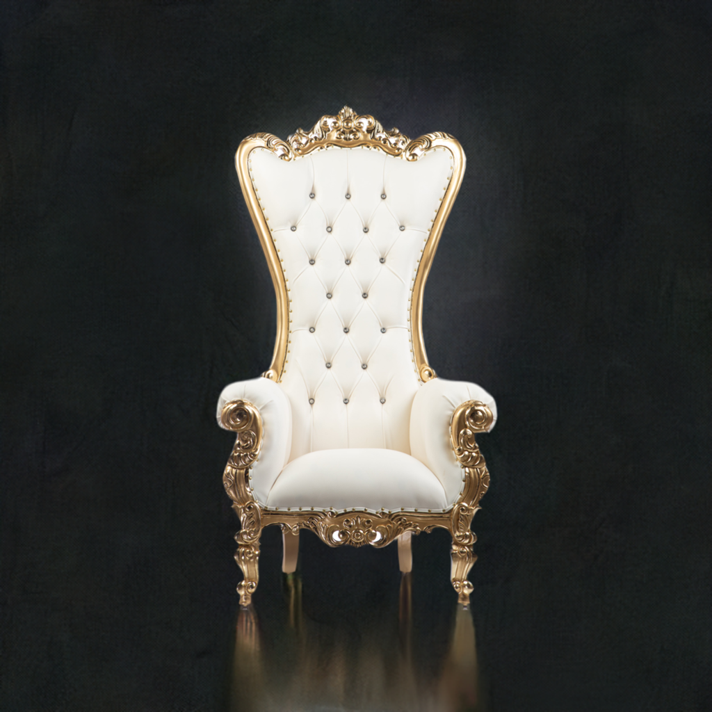 Lenox Shellback throne (White/Gold)