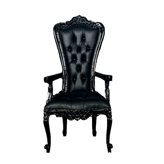 The Dark Knight Arm Chair Throne (Black/Black)
