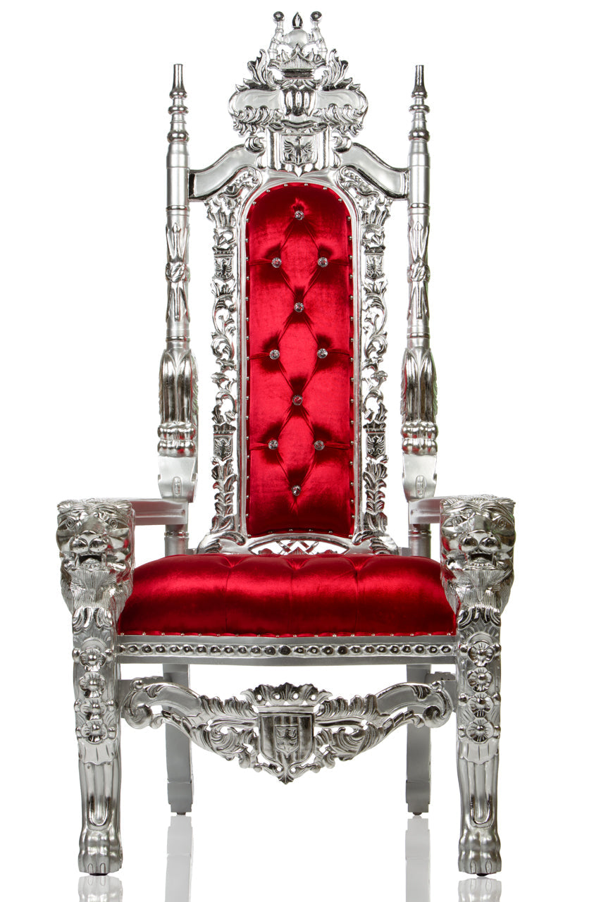 Fire Star Lion Head Throne (Red/Silver)