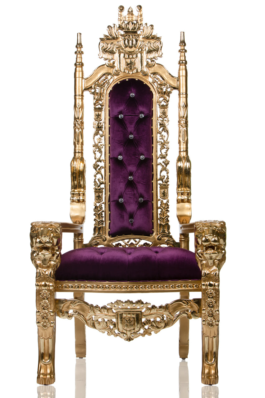 Purple Rain Lion Head Throne Purple/Gold (West Coast)