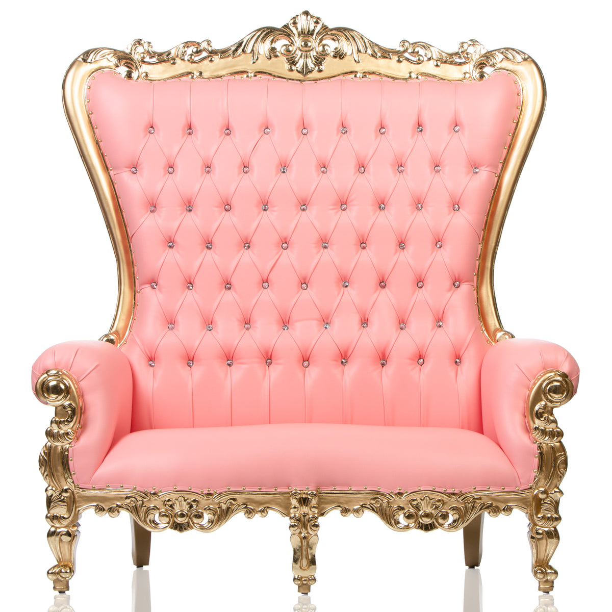 "Bubble Gum" Double Throne Pink/Gold (West Coast)