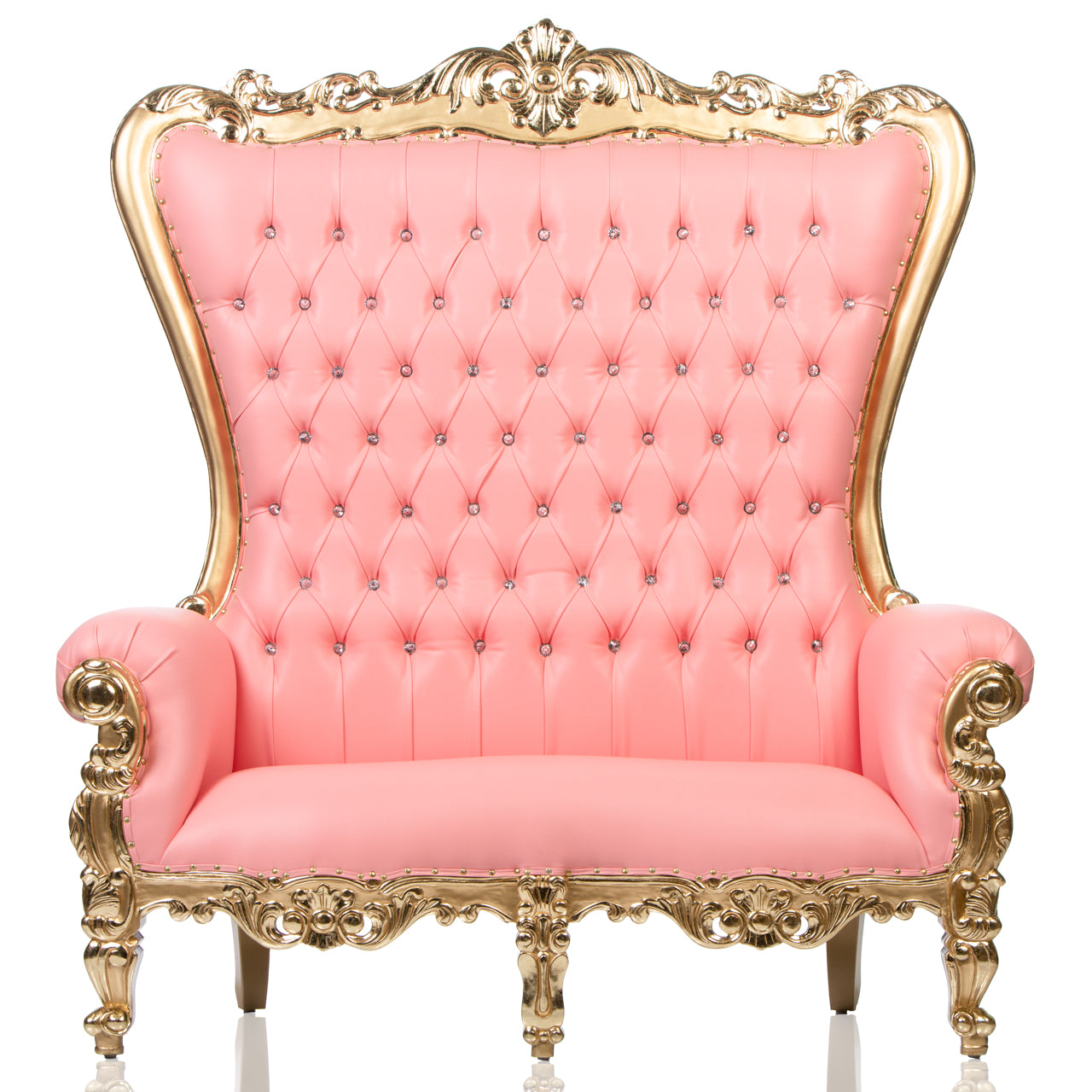 Bubble Gum Double Throne (Pink/Gold)