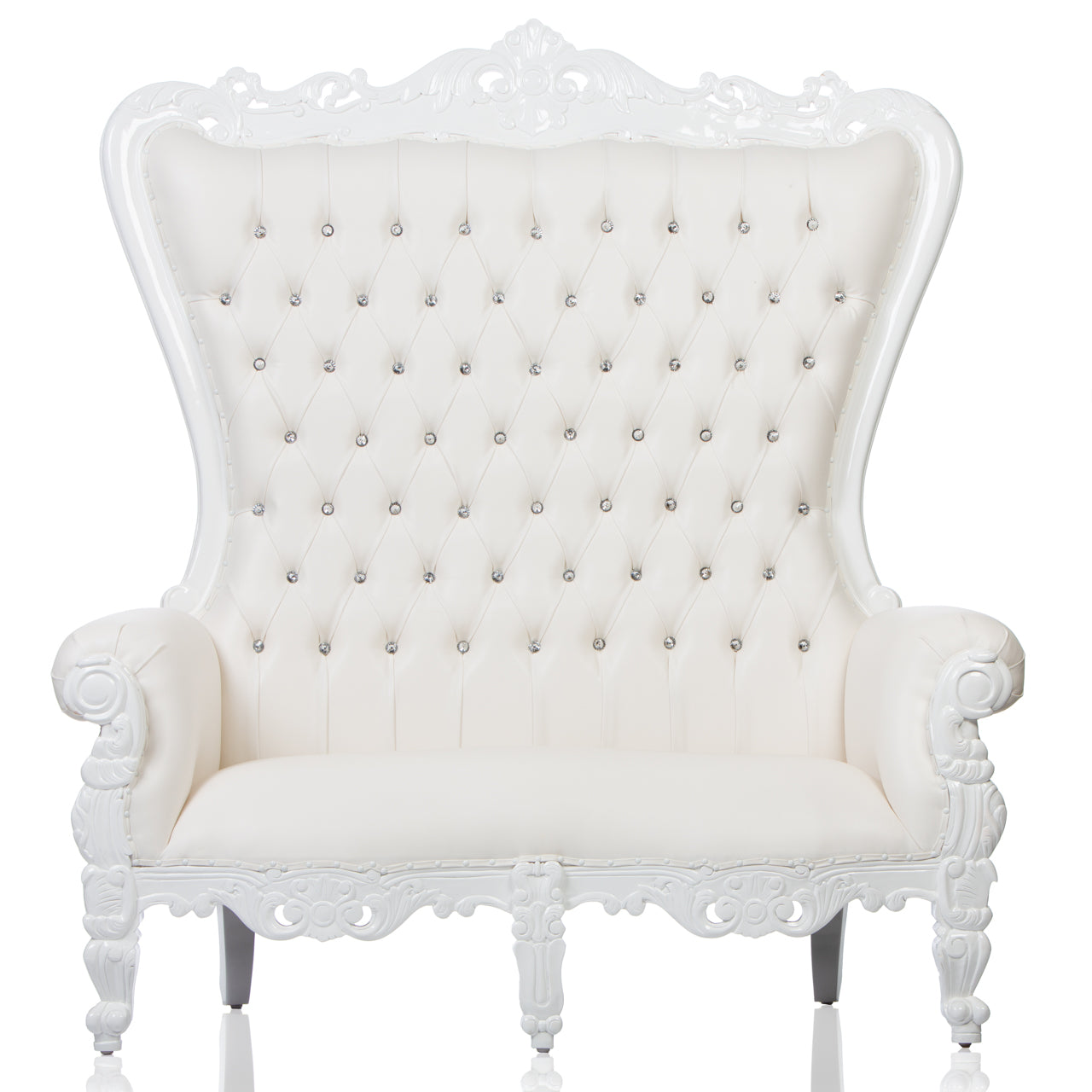 White As Snow Double Throne (White/White)