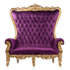 Trono Doble Lluvia Púrpura (Púrpura/Oro)