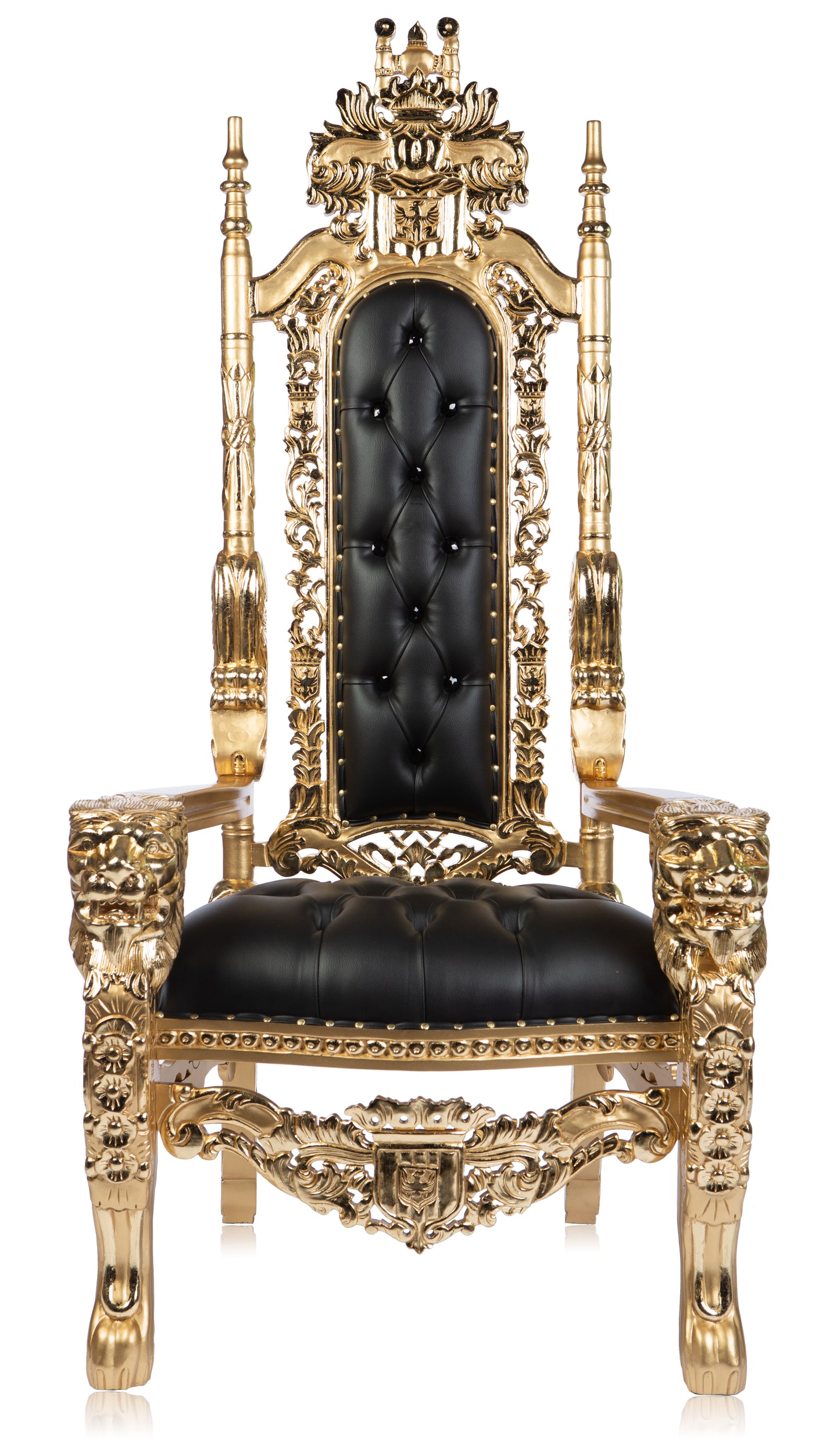 The Versace Lion Head Throne Black/Gold (West Coast)