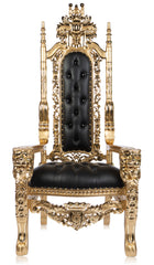 El trono con cabeza de león de Versace Negro/Oro (Costa Oeste)