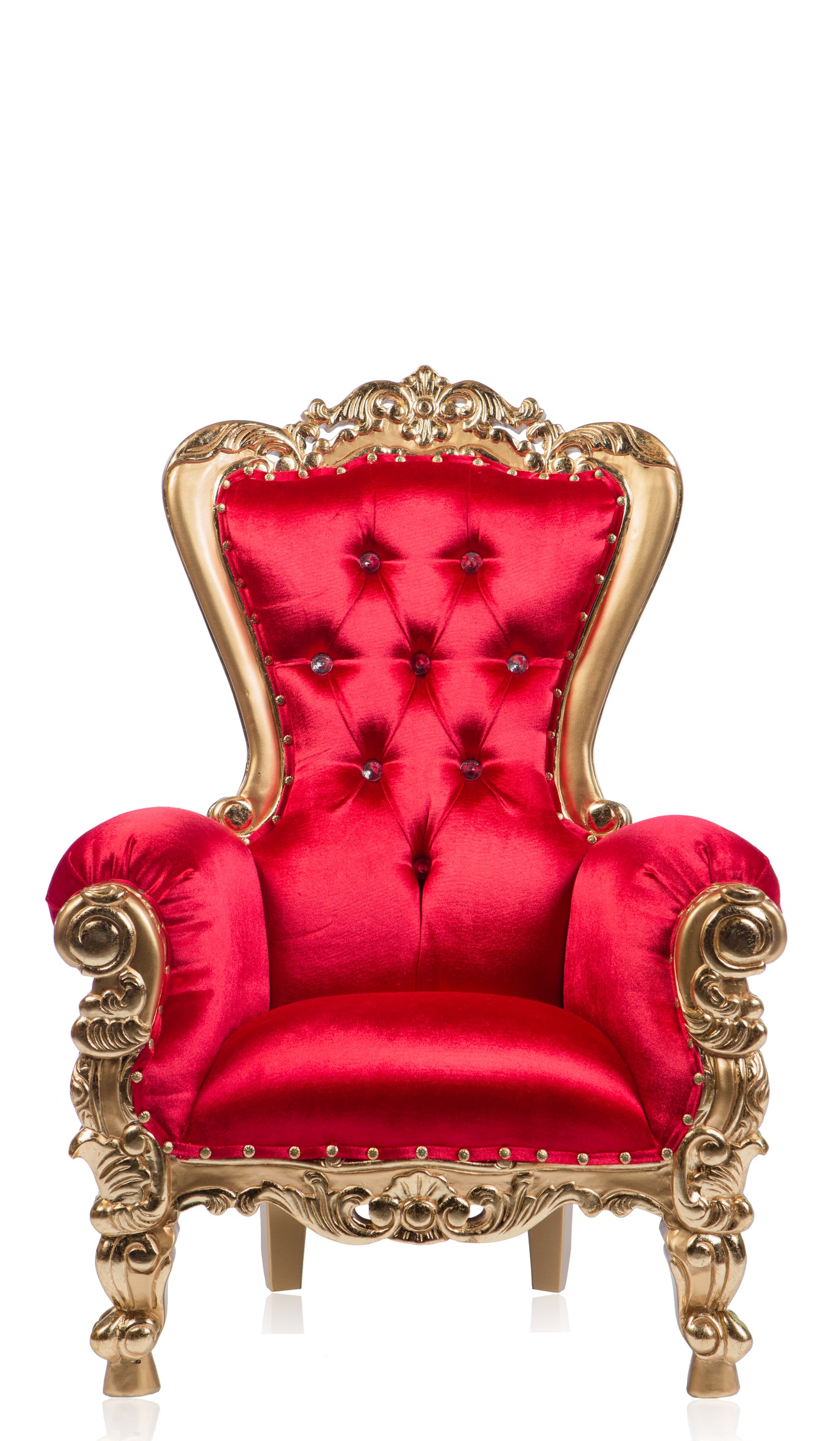 "Jasmine" Kids Shellback Throne Red/Gold (West Coast)
