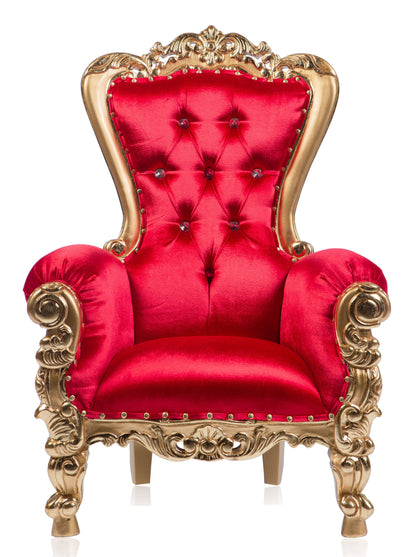 Jasmine Kids Shellback Throne (Red/Gold)