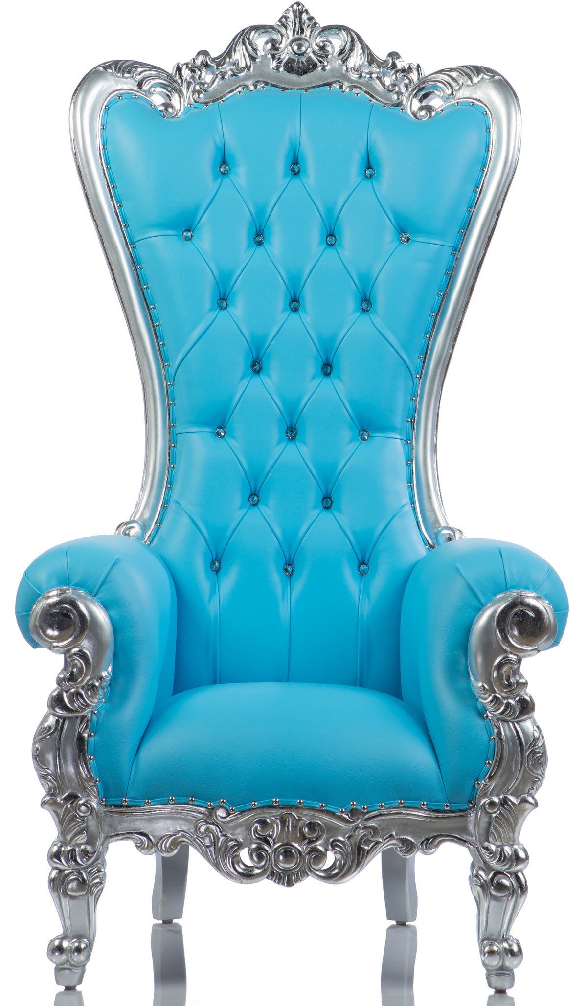 "Electric Blue" Shellback throne Light Blue/Silver (West Coast)