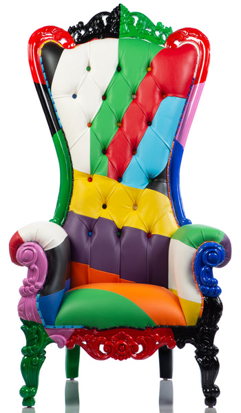 The Balvin Shellback Throne Multicolored (West Coast) – Handcrafted Thrones