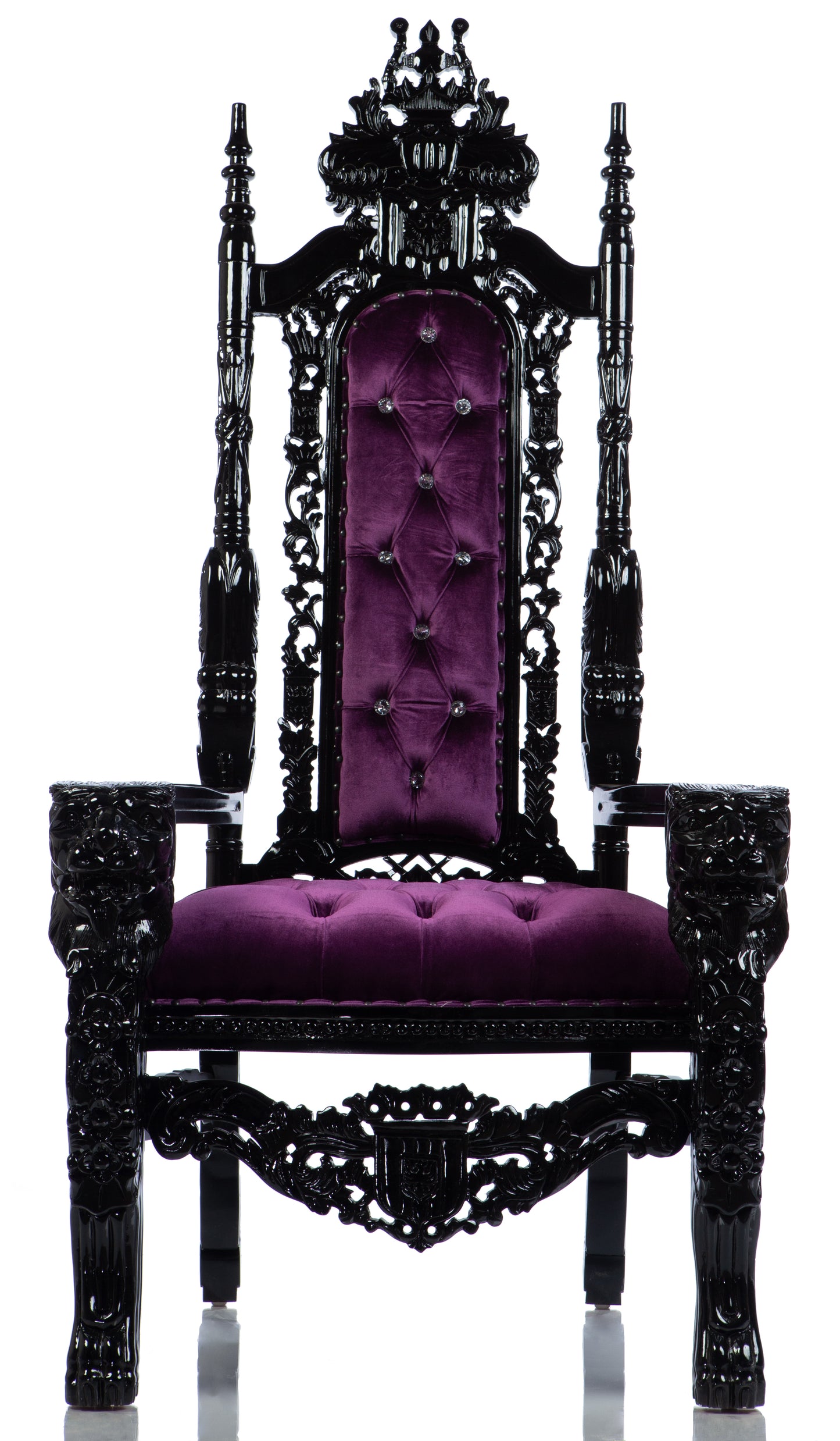 Purple Kingdom Lion Head Throne Purple/Black (West Coast)