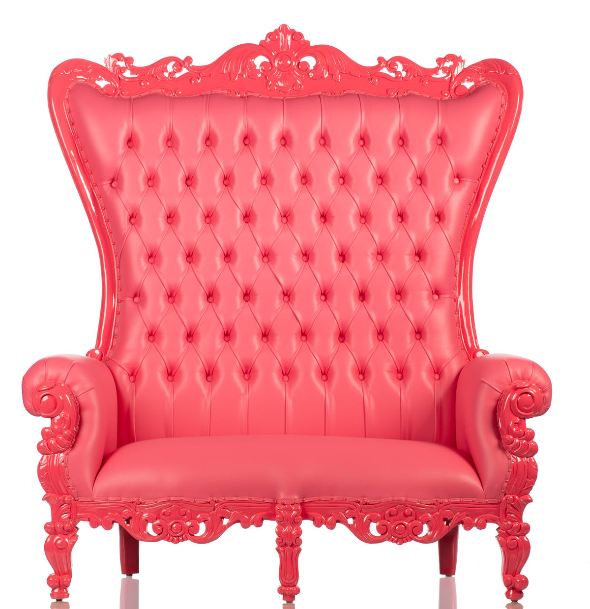Vintage "Dojo Cat" Double Throne (Hot Pink/Hot Pink)