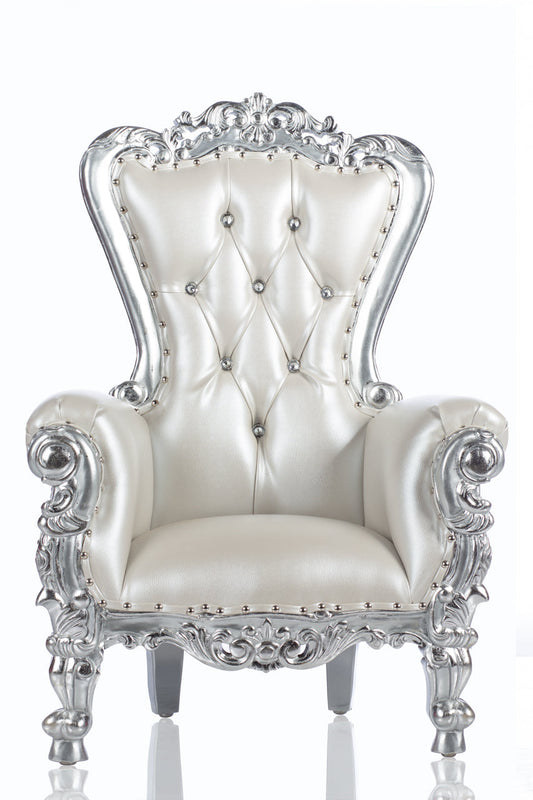 Shimmering Kids Throne (Silver/Silver)