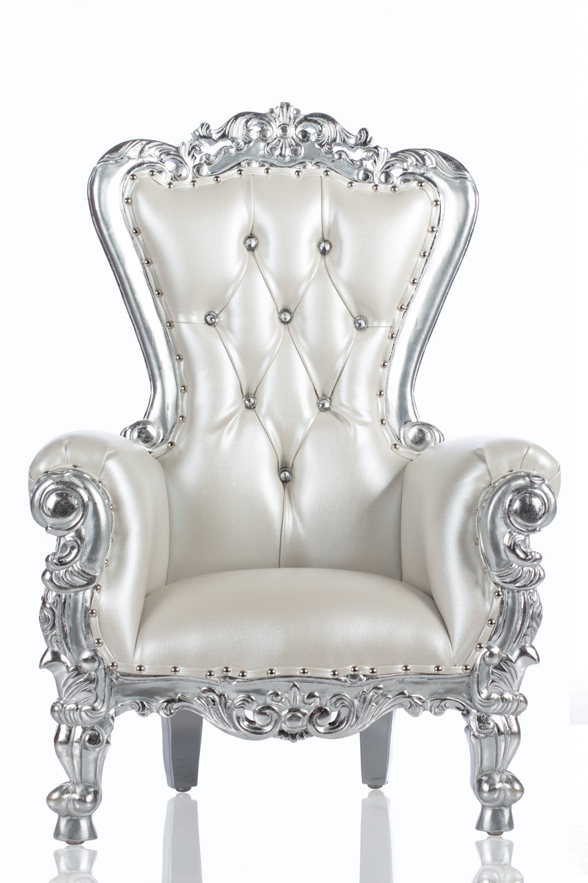 Shimmering Kids Throne (Silver/Silver)