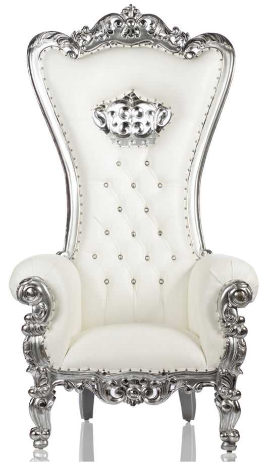 Crowned Lenox Shellback throne White/Silver (West Coast)